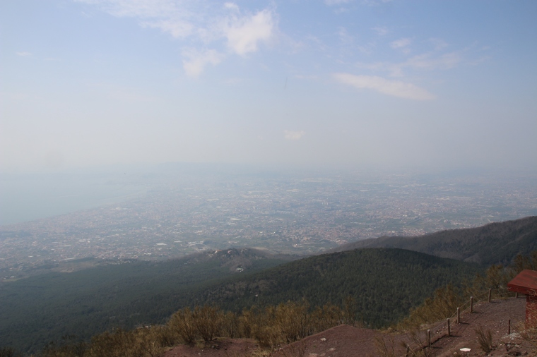 View from Mt Vesuvius, Italy