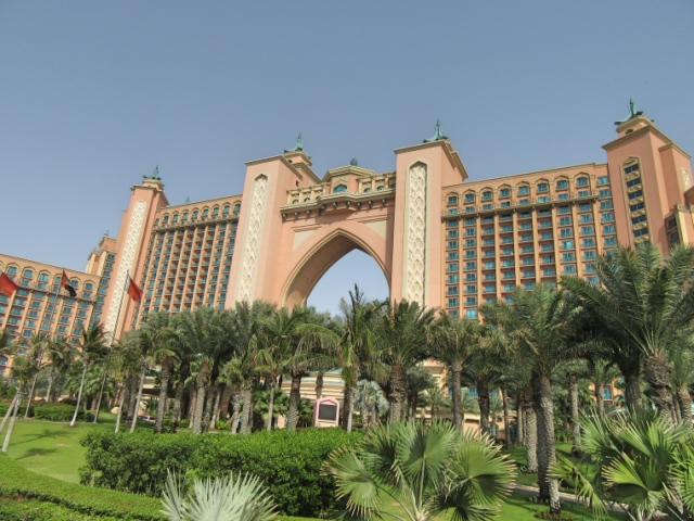Atlantis Hotel on The Palms, Dubai which has at least 20 restaurants alone!