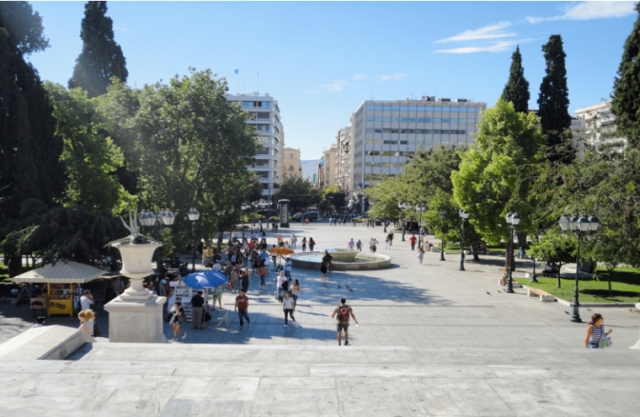 Syntagma Square: View from Vassilis Sophias Street