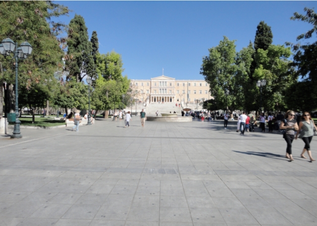 Syntagma Square: View from Stadiou Street